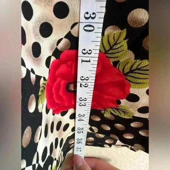 NWT vintage maxi skirt by sag harbor size 8 Flower Anemone Rockabilly Boho 90s - Picture 5 of 5